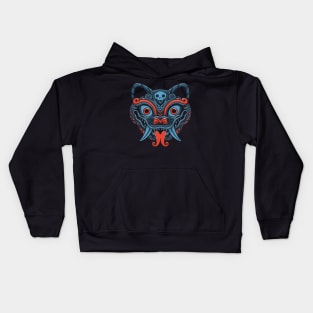 Devil Cat Mask Kids Hoodie